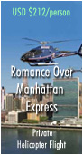 Romance Over Manhattan Private Helicopter Flight