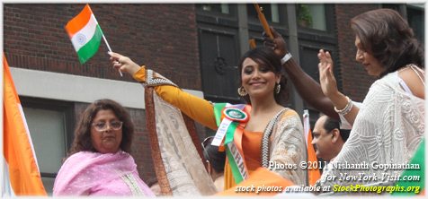Rani Mukherji at India Day Parade New York City 2011