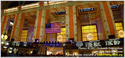 Grand Central Kaleidoscope Light Show