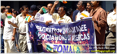 FOMAA Federation of Malayalee Association of Americas India Day Parade New York City