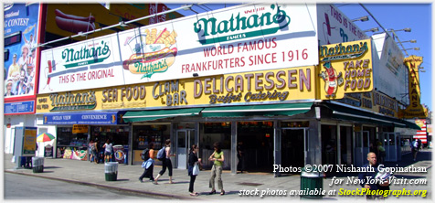 Nathan's Hot Dog Eating Contest New York City