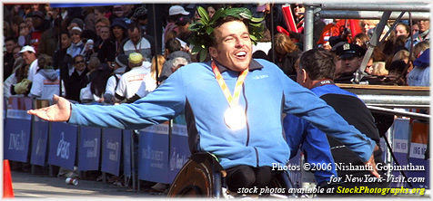 Kurt Fearnley New York City Marathon 2006