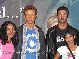 NSYNC  at Madame Tussauds ~ Portraits of iconic celebrities and trendsetters
who helped shape each decade of the 20th
century are represented in vignettes
highlighted by the fashions, trends, news and fads of the era.