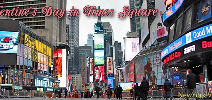 Celebrate Valentine's Day in Times Square NYC New York City